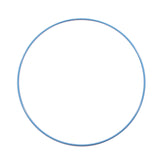 Vaessen creative • metalen ring ø25cm 3mm blauw - afbeelding 1