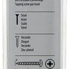 Mack 1018056 - tornillo autorroscante culata galv. 80 piezas 2,9 x 19 mm | 10 piezas
