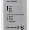 Mack 1018059 - tornillo autorroscante con cabeza cilíndrica galvanizada. 74 piezas 3,5 x 16 mm | 10 piezas