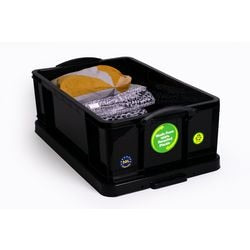 Caja de almacenamiento cajas realmente útiles 50bkcb 50 l negro