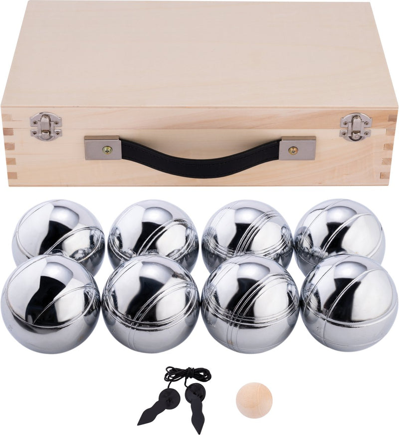 Jeu de Boulles en una maleta de lujo, 8 bolas