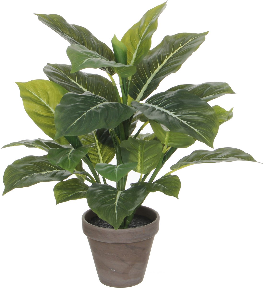 Mica decorations kunstplant - philodendron - groen - 49 cm - kunstplanten nepplanten