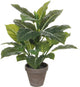 Mica decorations kunstplant - philodendron - groen - 49 cm - kunstplanten nepplanten
