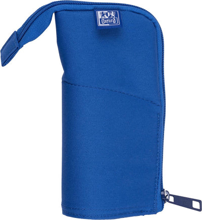 Oxford stand-up pennenetui blauw