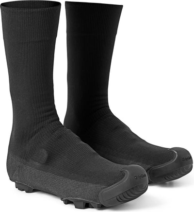 Gripgrab - cubrezapatillas impermeables para gravel explorer, cubrezapatillas térmicas para ciclismo de lluvia y mtb - negro - unisex - talla l (42-44)
