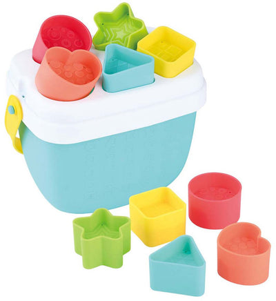 Play form stew bucket with shapes, 12dlg.