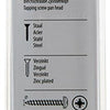 Mack 1018078 - tornillo autorroscante con cabeza cilíndrica galvanizada. 22 piezas 5,5 x 25 mm | 5 piezas