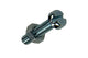 Mack 1018090 - cilindro de tornillo metálico. cabeza + tuerca plateada 60 piezas m4 x 16 mm | 5 piezas