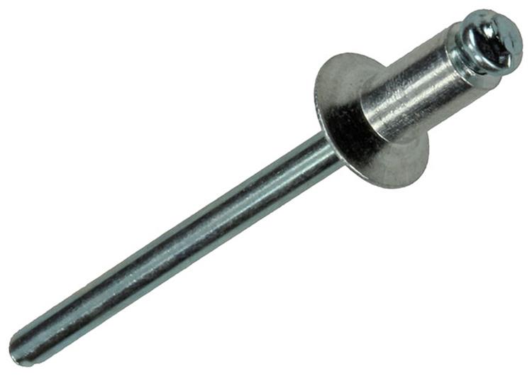 Mack 1020313 - 110 grapas ciegas aluminio 4.0x8mm | 5 piezas