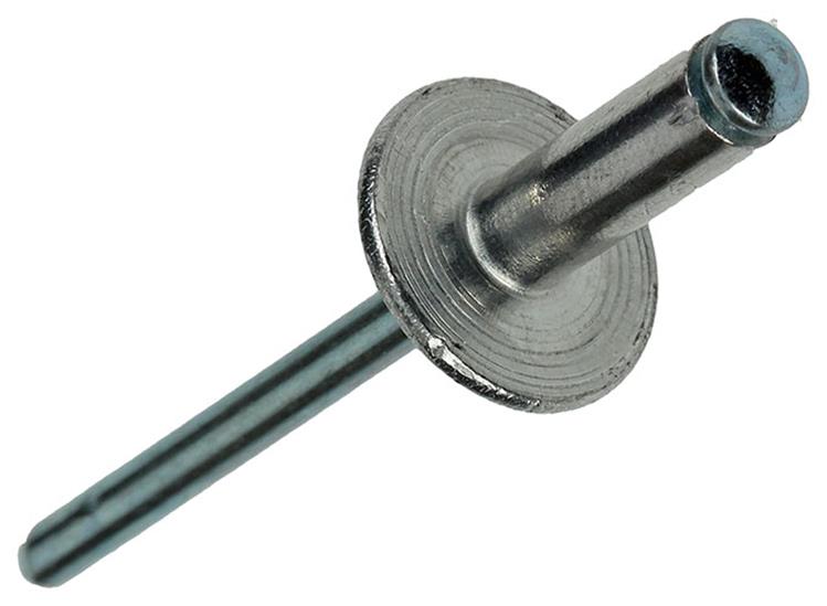 Mack 1020319 - 50 grapas ciegas aluminio cabeza ancha 4.8x14mm | 3 piezas