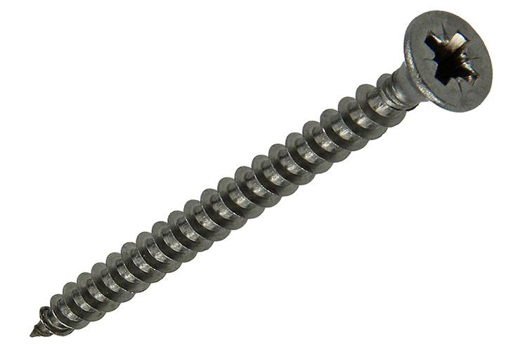 Mack 1019992 - tornillo para aglomerado cabeza vz acero inoxidable 32 piezas 4,0 x 50 mm | 5 piezas