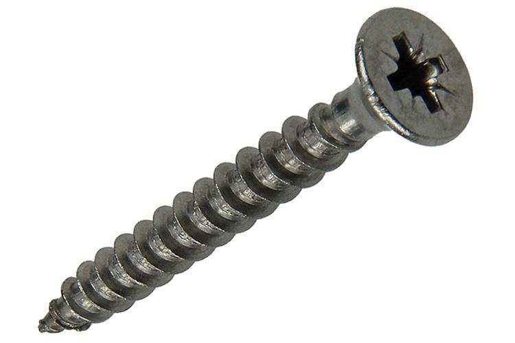 Mack 1019998 - tornillo para aglomerado cabeza vz acero inoxidable 30 piezas 5,0 x 40 mm | 5 piezas