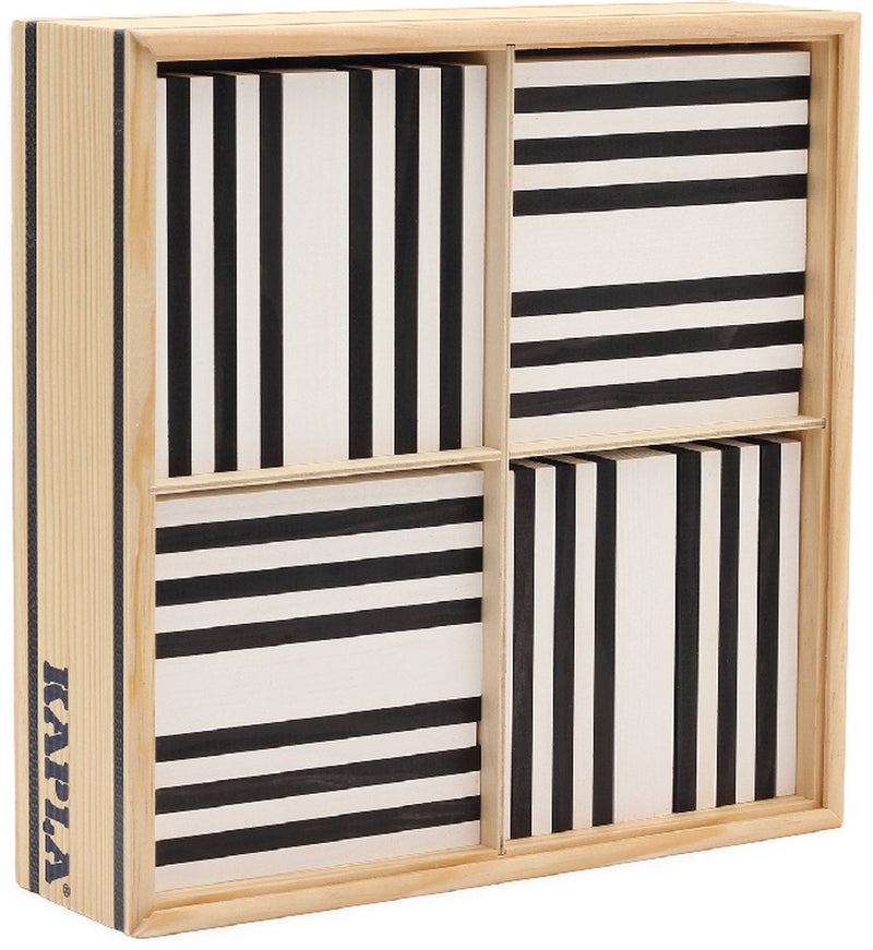 Kapla - colore - giocattoli da costruzione - bianco e nero - 100 tavole