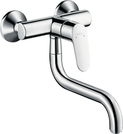 Hansgrohe focus m41 miscelatore cucina monocomando a parete - cromo - interasse 150 mm ± 12 mm