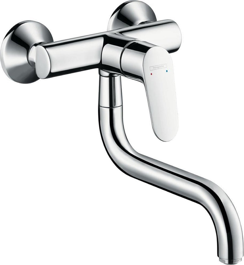 Hansgrohe focus m41 miscelatore cucina monocomando a parete - cromo - interasse 150 mm ± 12 mm