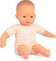 Bambolina Miniland con corpo in stoffa - asiatica 32cm - con profumo di vaniglia - impermeabile - 10 mesi