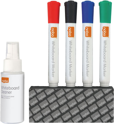 Nobo whiteboard accessoire starterkit | 6 stuks