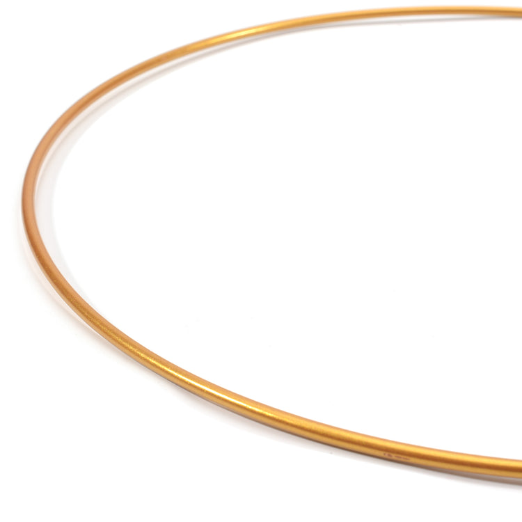Vaessen creative • set di anelli di metallo ø20 cm 3 mm oro 4x