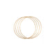 Vaessen creative • juego de anillos de metal ø20cm 3mm oro antiguo 4x