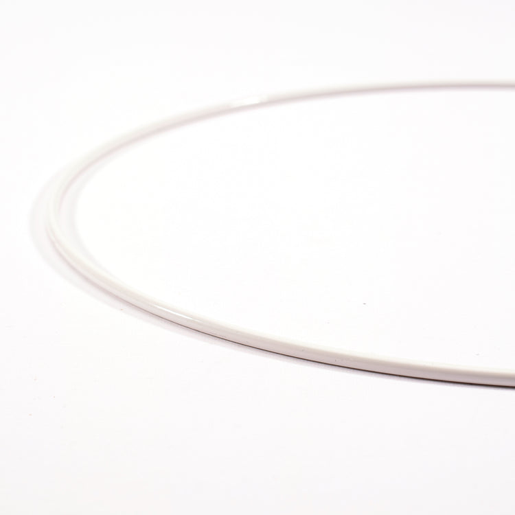 Vaessen creative • metalen ringen set ø20cm 3mm wit 8x