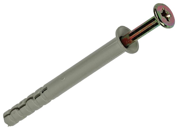 Mack 1018163 - taco clavo de nylon poliamida 40 piezas 5 x 50 mm | 3 piezas
