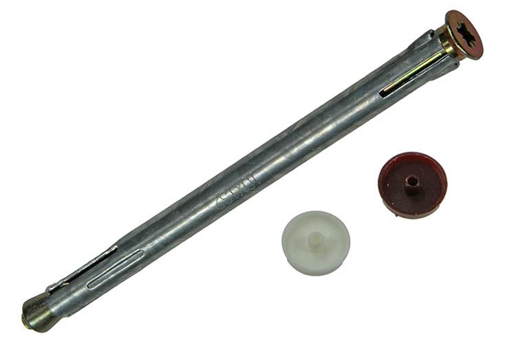 Mack 1018172 - tapón de estructura metálica de acero galvanizado 12 piezas 10 x 130 mm | 5 piezas