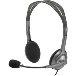 Logitech Logitech 981-000593 H111 Auricolare stereo, cablato, call center di ufficio, 20 20000 Hz, auricolare, grigio