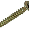 Mack 1020079 - tornillo para aglomerado con cabeza amarilla con 200 piezas 3,0 x 25 mm | 5 piezas