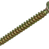 Mack 1020081 - tornillo para aglomerado con cabeza amarilla con 200 piezas 3,0 x 35 mm | 5 piezas