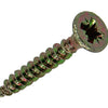Mack 1020083 - tornillo para aglomerado con cabeza amarilla con 200 piezas 3,5 x 25 mm | 5 piezas