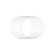 Vaessen creative • metalen ringen set ø20cm 3mm zilver 8x
