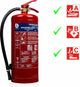 Smartwares 10.014.72 - brandblusser poeder 6kg - incl ophangbeugel - brandklasse abc - bsi gecertificeerd