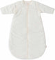 Saco de dormir para bebé Jollein invierno con manga desmontable 60 cm - redondo - canalé marfil - saco de dormir de invierno