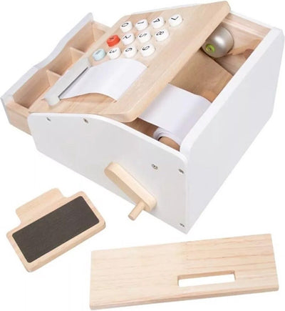 Goki Wooden Toy Kassa con suono, 4dlg.