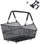Basil Cento Mik - Bicycle basket - On the back - Black