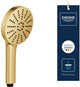Doccetta Grohe vitalio joy+ 120 - 3 tipi di getto - aqua booster - risparmio idrico (7 l min) - spazzolato cool Sunrise