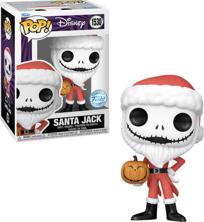¡Funko pop! disney: pesadilla antes de navidad - santa jack con jackolantern 1530 exclusivo