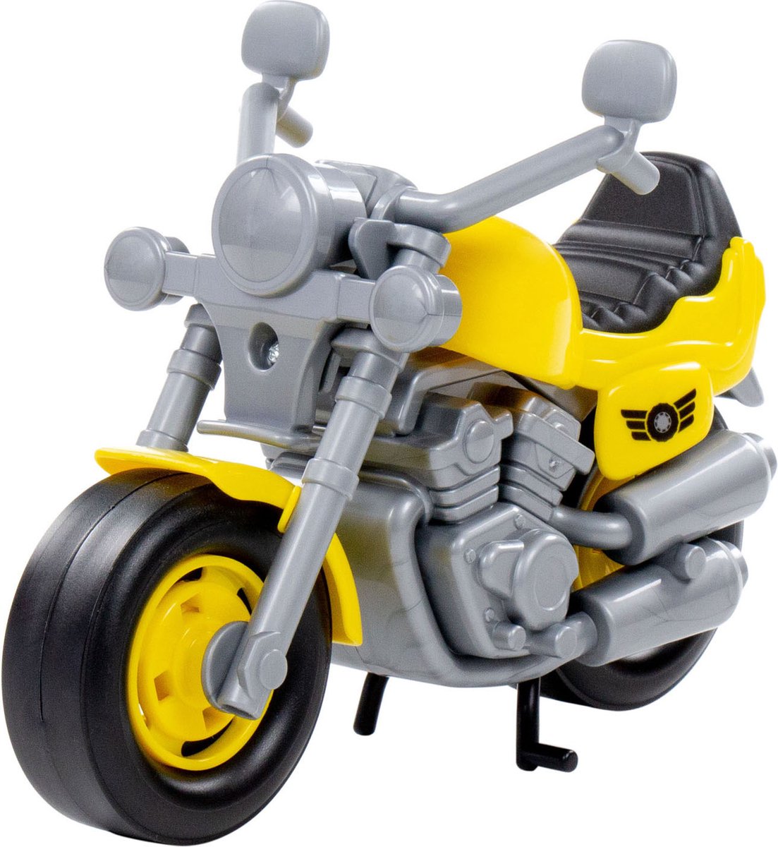 Cavallino race motor geel, 25cm