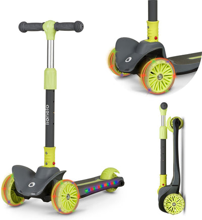 Lionelo timmy kinderstep - balansstep voor kinderen - van 3 jaar - tot 50kg - verstelbaar - led wielen - anti-slip platform - inklapbaar stuur - verlichting in wielen deck - geen montage nodig