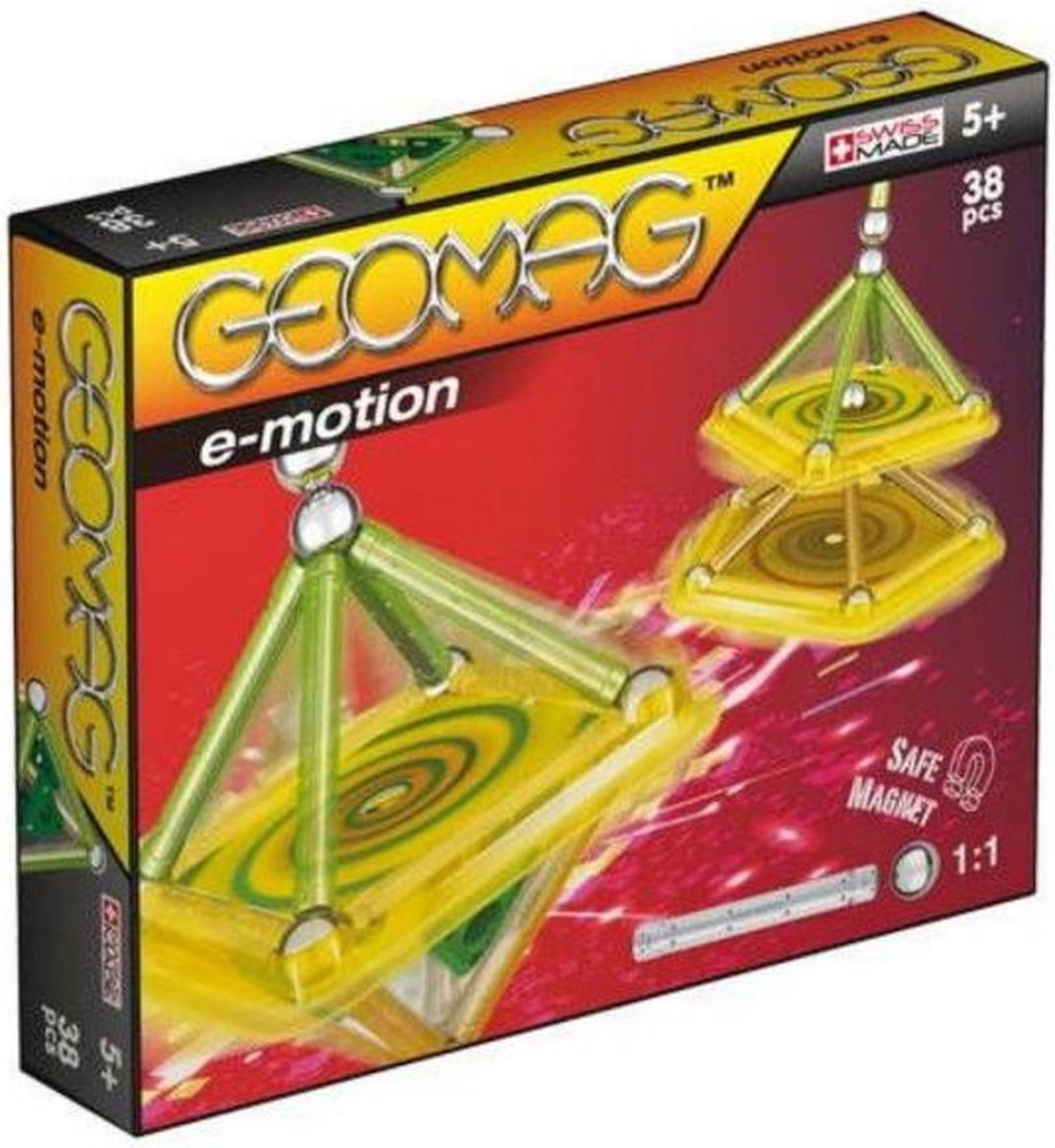 Giochi preziosi geomag e-motion power spin - 38 pezzi