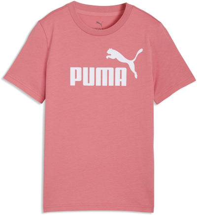 Puma ess no. Camiseta para niña 1 logo tee g - rosa salvaje