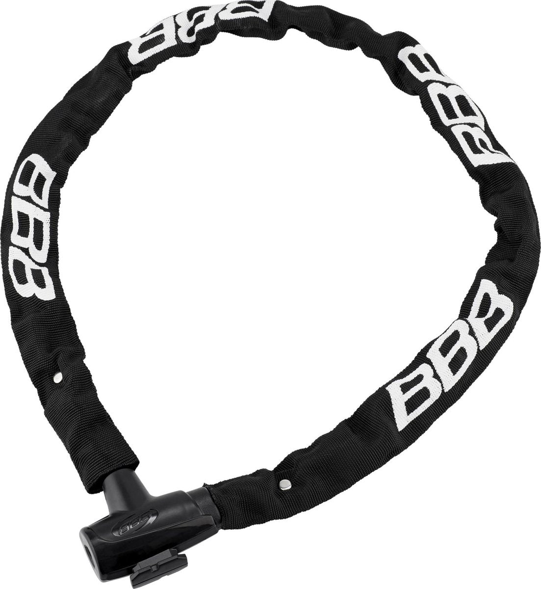 Bbb ciclismo cavo catena powerlink lucchetto per bicicletta - lucchetto a catena per bicicletta - lucchetto a chiave - nero - 100 x 0,5 cm - bbl-48