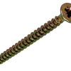 Mack 1020095 - tornillo para aglomerado con cabeza amarilla con 200 piezas 4,0 x 45 mm | 5 piezas