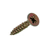 Mack 1020101 - tornillo para aglomerado con cabeza amarilla con 200 piezas 4,5 x 25 mm | 5 piezas