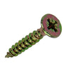 Mack 1020111 - tornillo para aglomerado con cabeza amarilla con 200 piezas 5,0 x 30 mm | 5 piezas