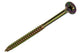 Mack 1020118 - tornillo para aglomerado con cabeza amarillo vz 100 piezas 5,0 x 80 mm | 3 piezas