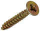 Mack 1020121 - tornillo para aglomerado con cabeza amarilla con 100 piezas 6,0 x 40 mm | 5 piezas