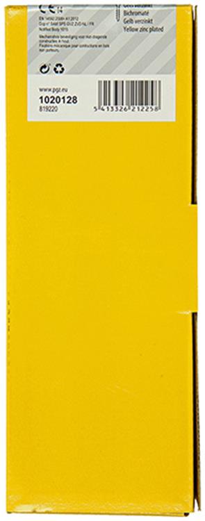 Mack 1020128 - tornillo para aglomerado con cabeza amarillo 100 piezas 6,0 x 120 mm | 2 piezas