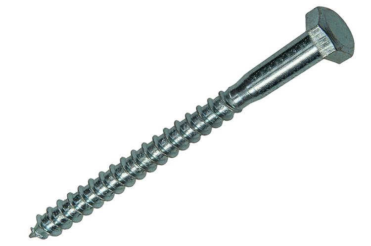 Mack 1020179 - perno roscado para madera galvanizado 35 piezas 8 x 100 mm | 3 piezas