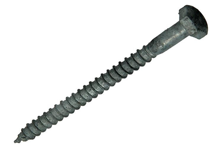 Mack 1020185 - perno roscado para madera galvanizado en caliente 50 piezas 7 x 90 mm | 2 piezas